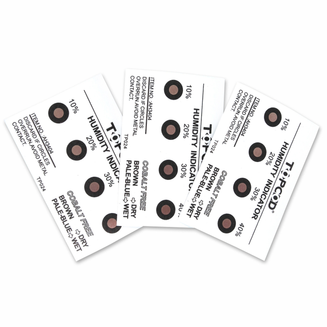 بطاقات Greentest Eco Hic لبطاقة مؤشر الرطوبة Esd (بني إلى أزرق)